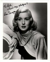 *ANN SAVAGE (c1940s) 8x10 INSCRIBED BY ANN SAVAGE To Movie Historian DET... - €56,87 EUR