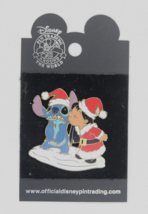 Disney 2003  Lilo &amp; Stitch Lilo In Santa Suit Kissing Stitch Pin#26849 - £15.89 GBP