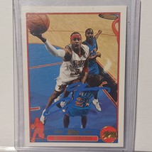 Allen Iverson Topps Chrome #3 Philadelphia 76ers Autographed Signed COA HOF NBA - £58.27 GBP