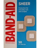 Band-Aid Shear Spots Adhesive Bandages, One Size 7/8x7/8 Inch, 50/Box - $6.92