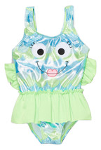NT Candlesticks Toddler Girls Blue Green Shimmer Fish Skirted Tutu Swims... - $8.99