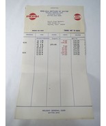 Pepsi-Cola Bottlers of Dayton Statement Balance Page Quick Stop Dayton O... - $8.90