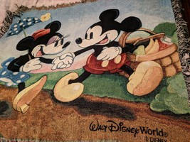 Walt Disney World tapestry throw blanket Spring Picnic - $17.75