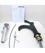 Used Hansgrohe 04810 Locarno 1.2 GPM 1 Hole Bathroom Faucet  W/Overflow- Black - $132.99