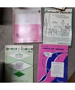 Vintage 1960&#39;s Lot O 4 Conn Orgue Feuille Music Lerner Continental Favor... - $38.59 CAD