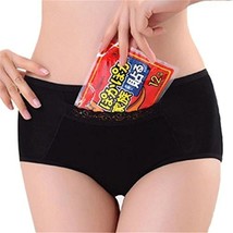 CODE RED Period Panties with Pocket- Black- 3XL - £4.68 GBP