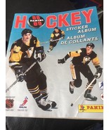 1988 ~ 89 PANINI HOCKEY STICKER BOOK WITH STICKERS EMPTY MARIO lEMIEUX C... - $154.22 MXN