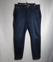 Torrid Bombshell Premium Stretch Women&#39;s Skinny Dark Wash Denim Jeans Si... - £22.55 GBP