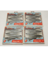 (4) NEW Catch Co. 10,000 Fish Yoto Worm 4.75&quot; Watermelon Red Flake Fishi... - €15,04 EUR