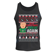 2017 UGLY CHRISTMAS T-shirt Donald Trump Make Christmas Great again Funny (S) - £7.79 GBP