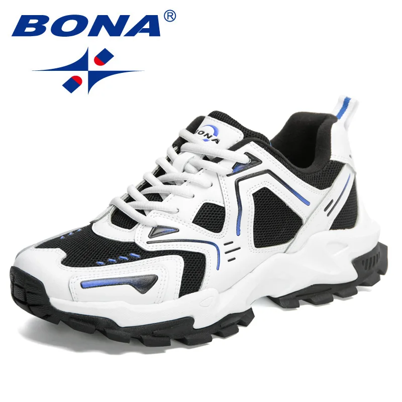 Best Sneakers BONA 2024 New Designers Clics Running Shoes Men  Shoes Comfortable - $86.68