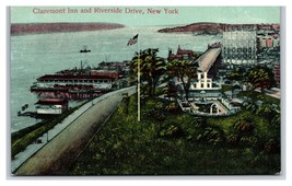 Claremont Inn Riverside Drive New York City NY NYC UNP DB Postcard D20 - £3.46 GBP
