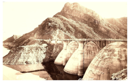RPPC Postcard Coolidge Dam BridgeGila River 1939 - £10.08 GBP