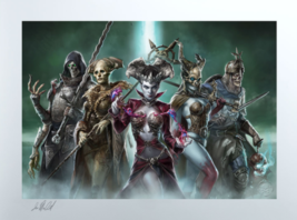 SOLD OUT Court of the Dead Pillars of Rebellion Sideshow Exclusive Art Print - £202.54 GBP