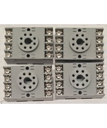 Lot of 4 IDEC SR2P-06 Relay Socket, 8-Pin Octal, 300V 10A, Screw Terminal - €19,97 EUR