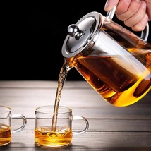 32oz Borosilicate Clear Tea Kettle with Removable Stainless Steel Filter - $238.14 MXN