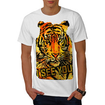 Wellcoda I See You Tiger Animal Mens T-shirt, Cat Graphic Design Printed Tee - £15.00 GBP+