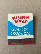 Western Family Quality Products Matchbook   - $8.90