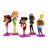 The Proud Family Louder and Prouder Penny &amp; Crew 5 Mini Figurines Disney Store - $16.40