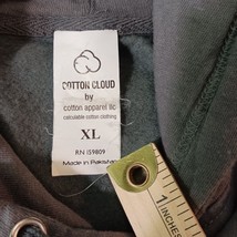 Cotton Cloud Men's Gray Cotton Blend Hoodie Pullover Sweatshirt Size XL  image 3