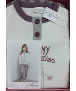 Pajamas Seraph Baby Girl Long Sleeve Cotton Point Milan PRIMERO - $26.55