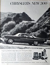 Chryslers New 300 Automobile mountain hardtop country-1962 Vintage Print Ad - $186.24 MXN