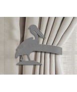 Lodge Theme Great Horned Owl Drapery Holdback in Black Rust or Unpainted - $39.00