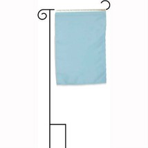 12x18 12&quot;x18&quot; Solid Light Blue Sleeved w/ Garden Stand Flag - £15.08 GBP