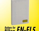 Nikon EN-EL5 ENEL5 Lithium-Ion Battery (3.7v 1100mAh) for the MH-61 MH61... - $211.63 MXN