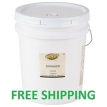 Golden Barrel Pure Coconut Oil 5 Gallon Pail Commercial 38 Lb Bucket Bul... - $205.99