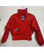 1980&#39;s  vintage ROFFE  ski/ winter puffer jacket multicolor Juniors Sz 14 - $24.99