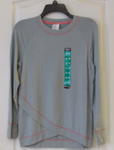 Kirkland Signature Long Slv Tulip Hem Pullover T-shirt Gray Girls  Sz. X... - $12.46