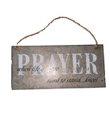 Prayer When Life Gets Too Hard To Stand... Kneel Metal Sign 12.25&quot;x6&quot; - €7,21 EUR