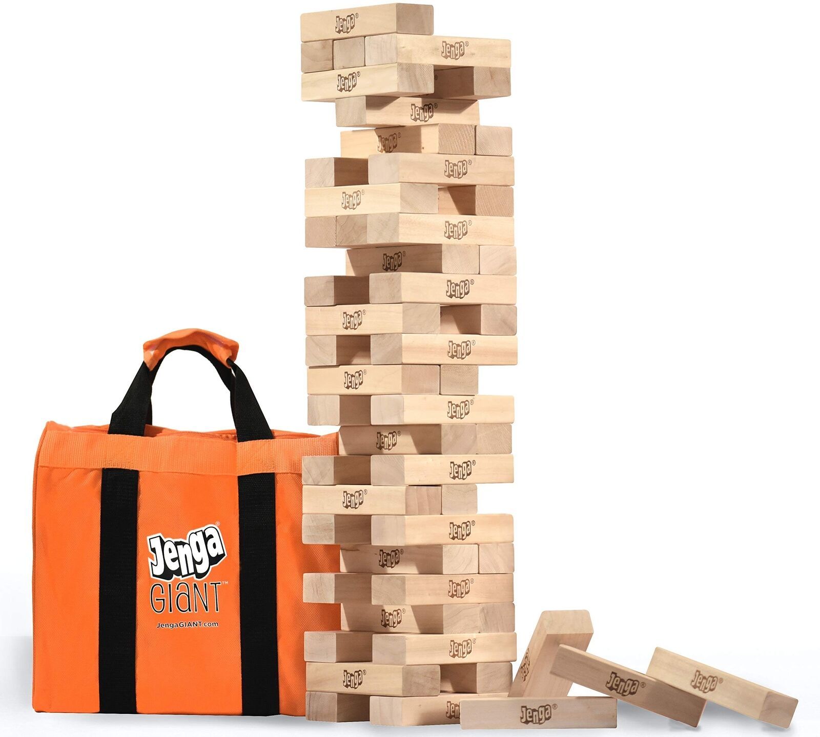 Jenga Official Giant JS6 - Extra Large Size Stacks to Over 4 feet, Includes H...