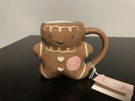 Peppermint &amp; Pine Gingerbread Man Mug Hand Painted - $29.95