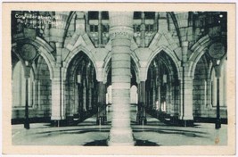 Postcard Confederation Hall Parliament Buildings Ottawa Ontario 1928 PECO - £2.90 GBP