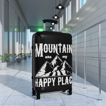 Stylish and Durable Suitcase with Geometric Mountain Print, Perfect for ... - $253.38+