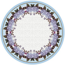 Betsy Drake Hydrangea Round Table cloth 68 Inch - £71.21 GBP