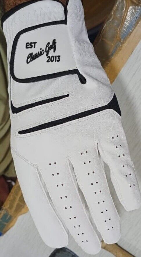 Classic Golf 2.0  White Cabretta Leather Glove - Free US Open Hat Pin