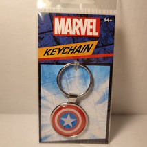 Marvel Captain America Shield Keychain Official Collectible Metal Keyring - $12.12