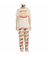 Maruchan Men&#39;s &#39;instant Lunch&#39; Sleepwear Set, 2-Piece, Beige/Multi Size 2XL - $40.27 CAD