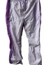 No Boundaries Girls Size 10/12 Lavendar Insulated Pull on Nylon Track Pants - £7.35 GBP
