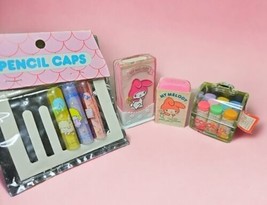 Lot of Vintage 1976 Sanrio My Melody Erasers Pencil Toppers Colorful House - £100.51 GBP