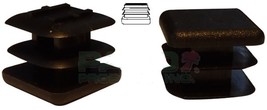 4 Square 3/4&#39;&#39; Flat Multi-Gauge Chair Leg Insert Glides For Patio Tubes/... - $7.84