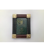 Picture Frame Leather FRAME for picture 3&quot; x 2” Black,Brown , Gold - $14.91 CAD
