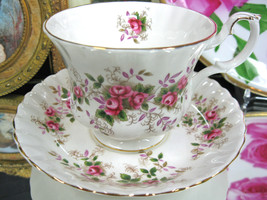 Royal Albert Lavender Rose Victorianteacupshop Tea Cup And Saucer Duo - $27.41