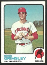 Cincinnati Reds Ross Grimsley 1973 Topps Baseball Card #357 vg - £0.39 GBP