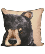 Donna Sharp Decorative Pillow &quot;Canoe Trip&quot; Bear - £20.29 GBP