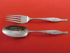 Towle Sterling Silver Salad Serving Set 2-Piece #10 10 1/4&quot; Antique Vintage - $9,023.79 MXN