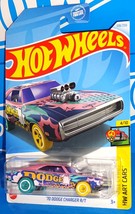 Hot Wheels 2024 Art Cars Series #108 &#39;70 Dodge Charger R/T Mtflk Pink w/... - £2.31 GBP